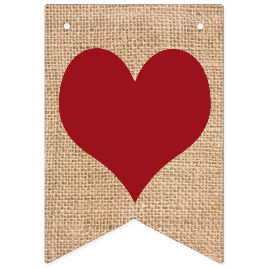 Rustige "kleine herten" baby deeg vlaggetjes (Tweede vlag)