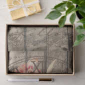 Rustige klokontage tissuepapier (Geschenk)