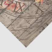 Rustige klokontage tissuepapier (Detail)