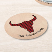 Rustige Koe Aangepaste Onderzetters papier (Gebogen)