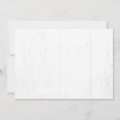 Rustige Koe Floral Blush Waterverf Foto Save The Date (Achterkant)