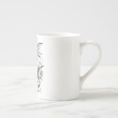 Rustige Koi Vijver Bone China Mok (Rechts)