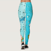 Rustige Koi vijver Leggings (Achterkant)