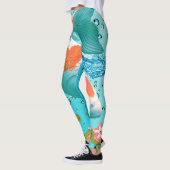 Rustige Koi vijver Leggings (Links)