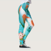 Rustige Koi vijver Leggings (Rechts)