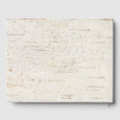 Rustige koperen Geometrische Eucalyptus Birch Wedd Gastenboek (Achterkant)