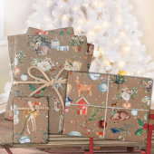 Rustige Kraft Alles Kerstmis Inpakpapier Vel