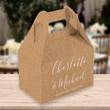 Rustige Kraft Elegante Handtekening Bruiloft Favo