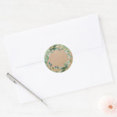 Rustige kraft lege kerst jam ingrediënt label (Envelop)