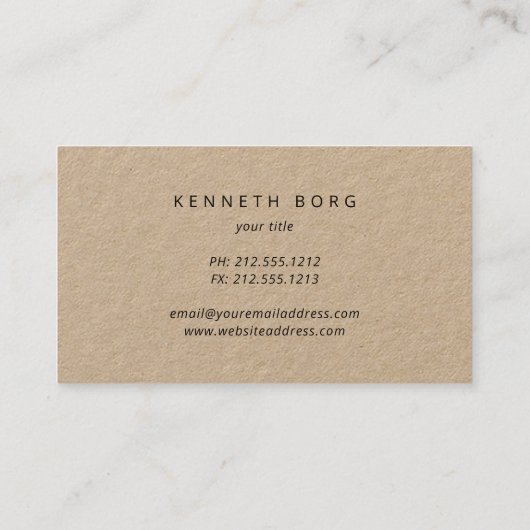 Rustige kraft tennis instructeur logo in wit visitekaartje (Achterkant)