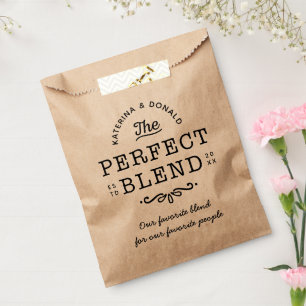 Rustige Kraft Vintage Perfect Blend Favor Bedankzakje