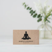 Rustige Kraft Yoga-instructeur Visitekaartje (Staand voorkant)