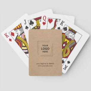 Rustige Kraft Zakelijk Merkdesign Pokerkaarten