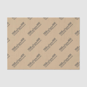 Rustige Kraft Zakelijke Logo Branding Tissuepapier