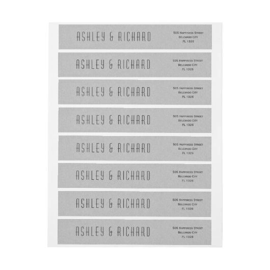 Rustige kraftbruinslag voor kraftpapier rond label (Vel)