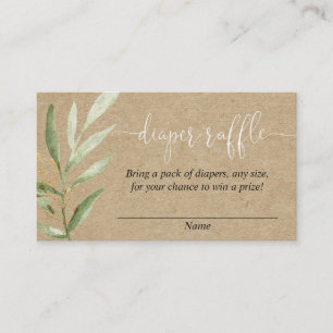 Rustige kraftkaarten voor het baby shower van luie informatiekaartje