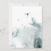 Rustige kreeft monogram Wedding Uitnodiging (Achterkant)