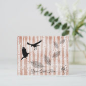 Rustige Krogen in het Witte Vogelbos Briefkaart (Staand voorkant)