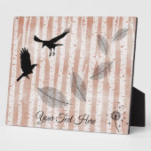 Rustige Krogen in het Witte Vogelbos Fotoplaat (Zijkant)