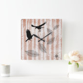 Rustige Krogen in het Witte Vogelbos Vierkante Klok (Huis)