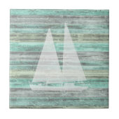 Rustige kustschipper tegeltje (Voorkant)