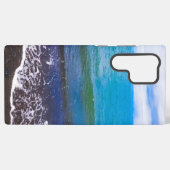 Rustige Kustwater Samsung Telefoonhoes Galaxy Hoesje (Achterkant horizontaal)