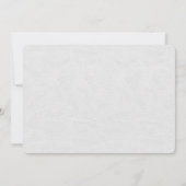 Rustige Lace Wine Tasting Bridal Shower Uitnodigin Kaart (Achterkant)