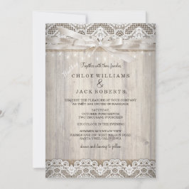 Rustige  Lace Wood Weddenschappen Kaart