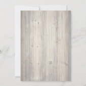 Rustige  Lace Wood Weddenschappen Kaart (Achterkant)