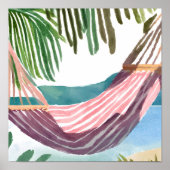 Rustige lagune poster (Voorkant)