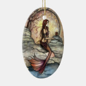 Rustige Lagune Zeemeermin Kunst Ornament (Rechts)