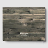 Rustige Land Buck and Doe Wedding Gastenboek (Achterkant)