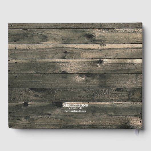 Rustige Land Buck and Doe Wedding Gastenboek (Achterkant)