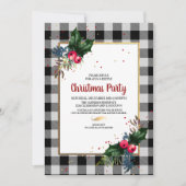 Rustige Land Buffalo-kerstfeest Kaart (Voorkant)