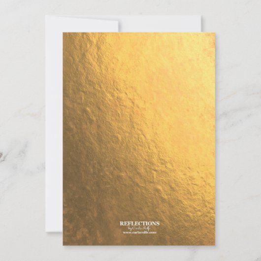 Rustige Land Buffalo-kerstfeest Kaart (Achterkant)