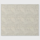 rustige land grijze burlap cadeaupapier (Vlak)