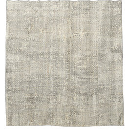 rustige land grijze burlap douchegordijn