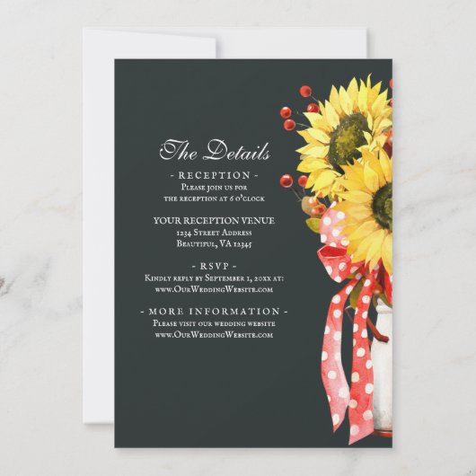 Rustige land - Herfst in één keer Kaart (Achterkant)