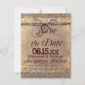 Rustige Land Sla de datumkaarten op Save The Date (Voorkant)