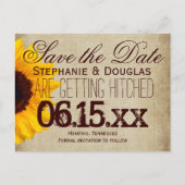 Rustige Land Zonnebloem Sparen de Briefkaarten van (Voorkant)