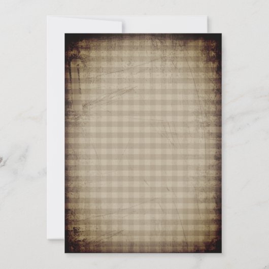 Rustige landcontrole Rooster Kitchen Shower Kaart (Achterkant)