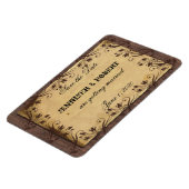 Rustige Landelijke Barn Wood Wedding Save the Date Magneet (Linkerzijde)