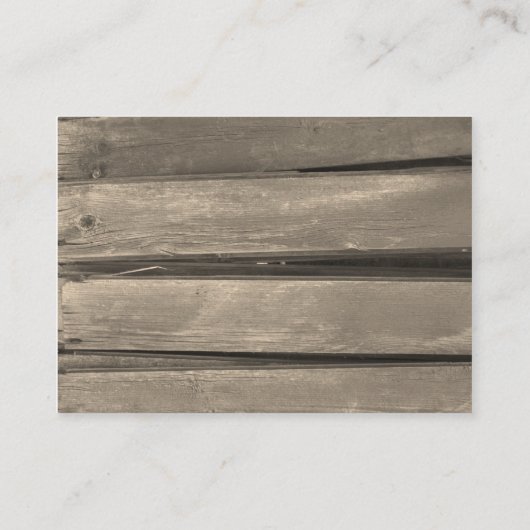 Rustige landelijke schuur - bruiloft plaatskaartje (Achterkant)