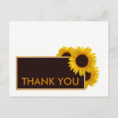 Rustige landelijke zonnebloemen - Weddenschap Hart Briefkaart (Voorkant)