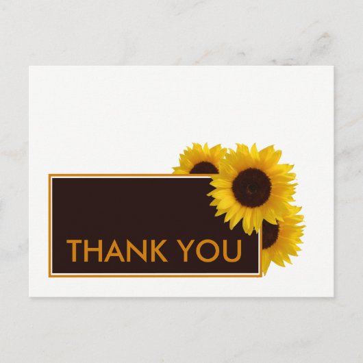 Rustige landelijke zonnebloemen - Weddenschap Hart Briefkaart (Voorkant)