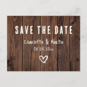 Rustige landen bewaren de datum briefkaart (Voorkant)