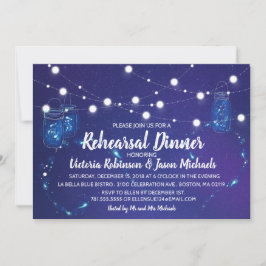 Rustige landen lichten moeraspot Rehearsal Dinner Kaart