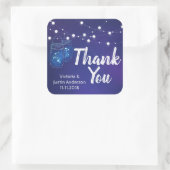 Rustige landen lichten moerasvuurgevechten rond br vierkante sticker (Tas)