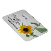 Rustige landen - Zonnebloem / dromen van het Plant Magneet (Rechterzijde)