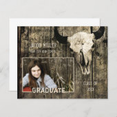 Rustige Landenbegroting Western Bull Koe Skull (Voorkant / Achterkant)